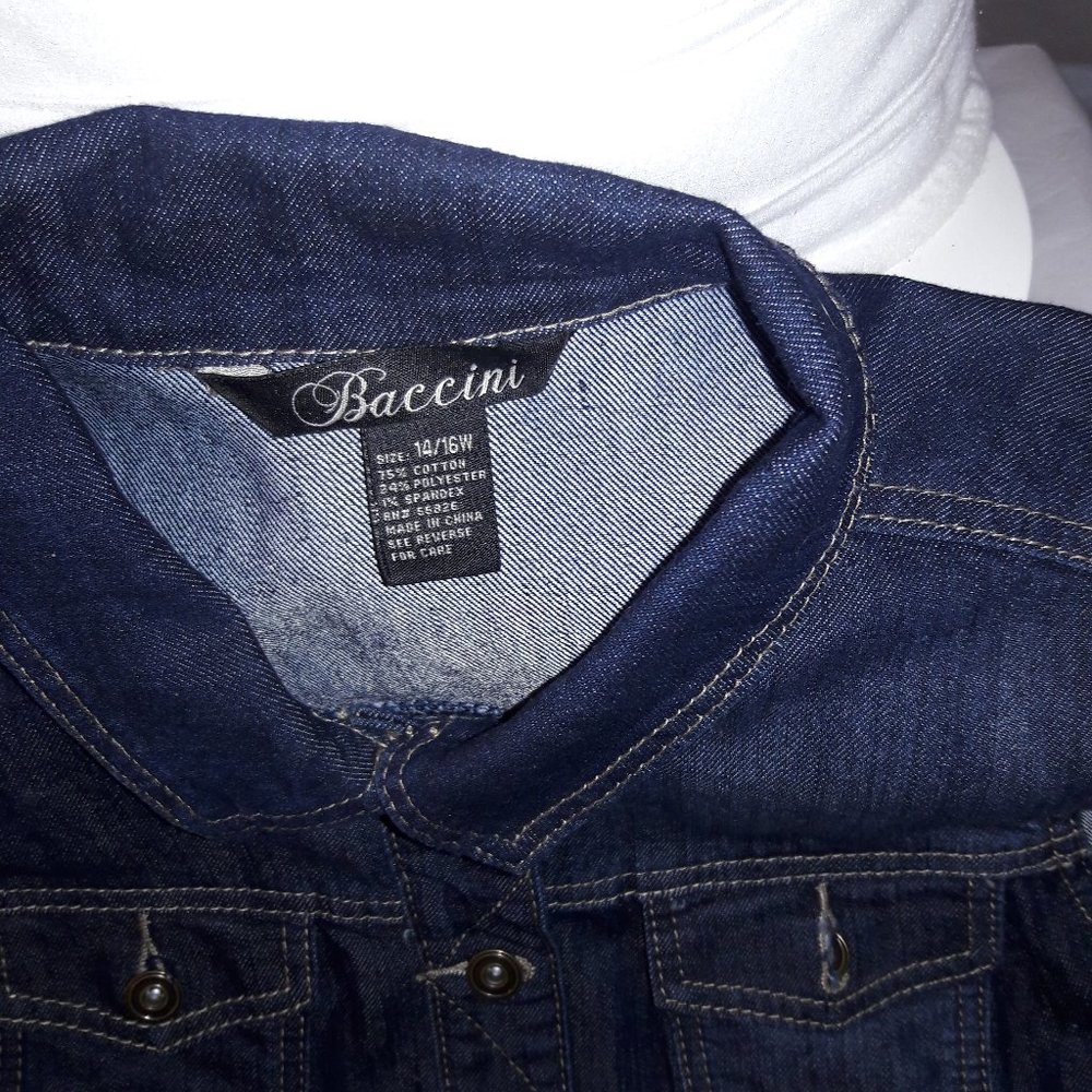 Christiana Zinn Blue Denim Jacket - Picture 3 of 5